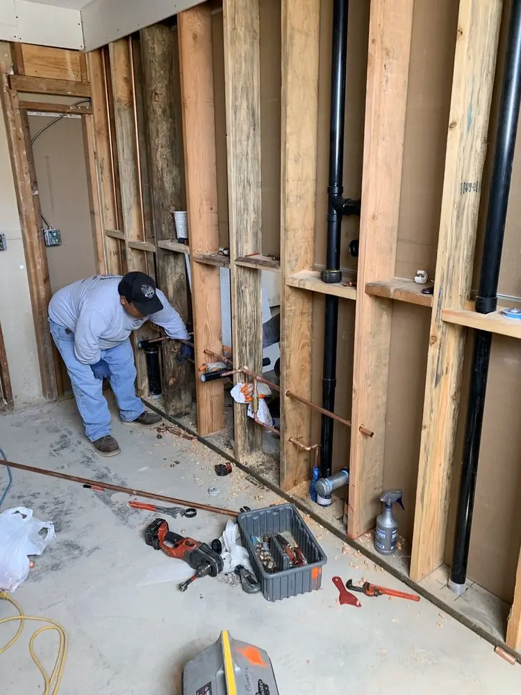 Commercial rough-in plumbing for Commercial Plumbing in Kirkwood